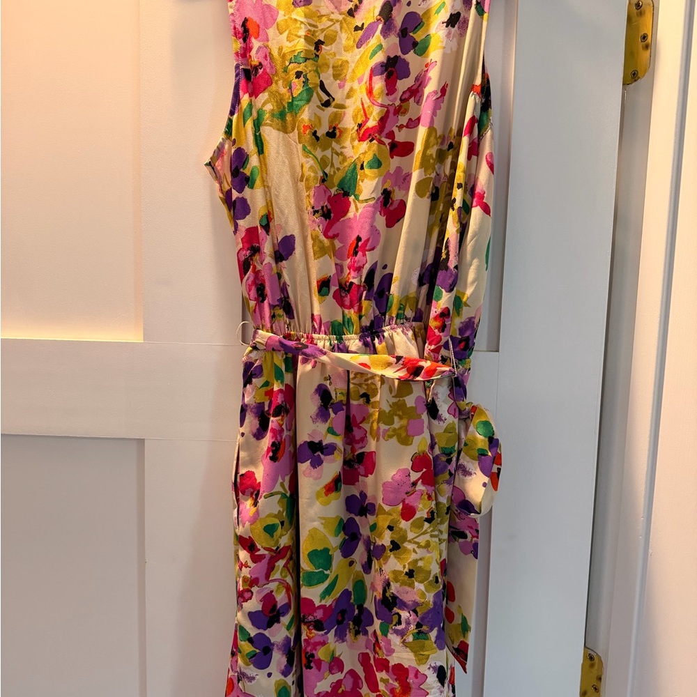 Express Multicolor Floral Spring Dress - Picture 4 of 6
